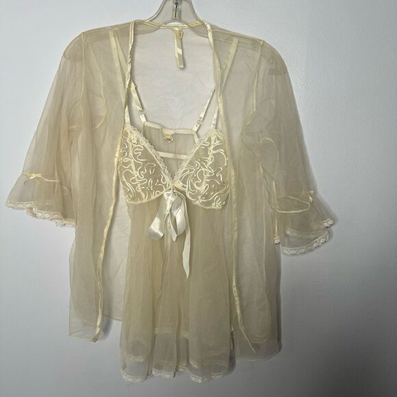 Sear vintage sheer gown and cover size medium - Picture 1 of 8
